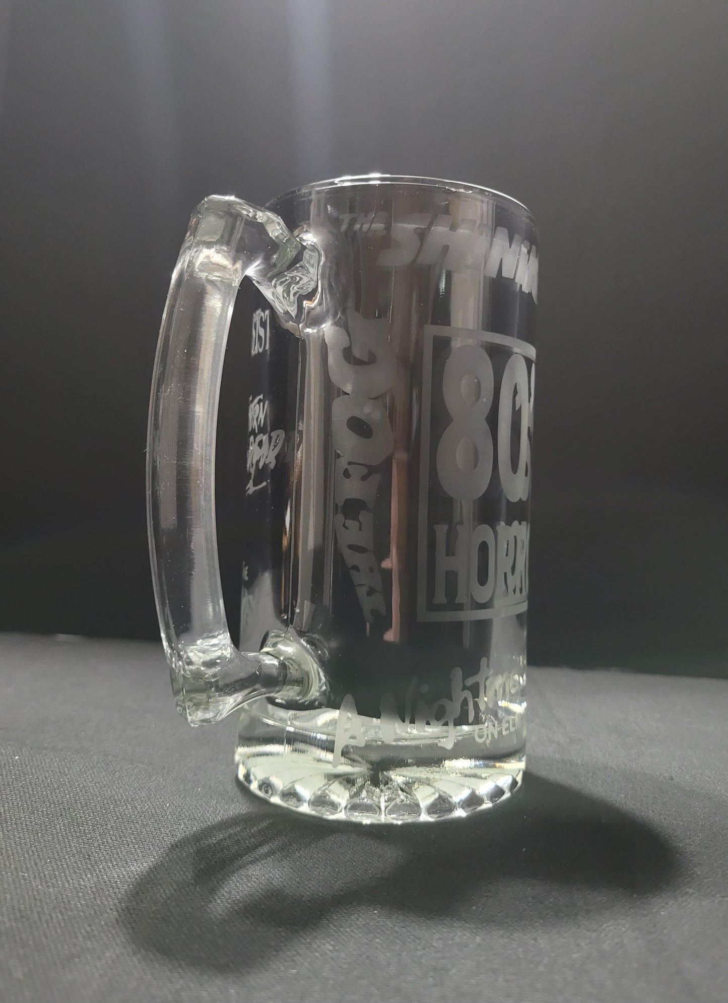 80's Horror T2T Exclusive Glass Etched Mug