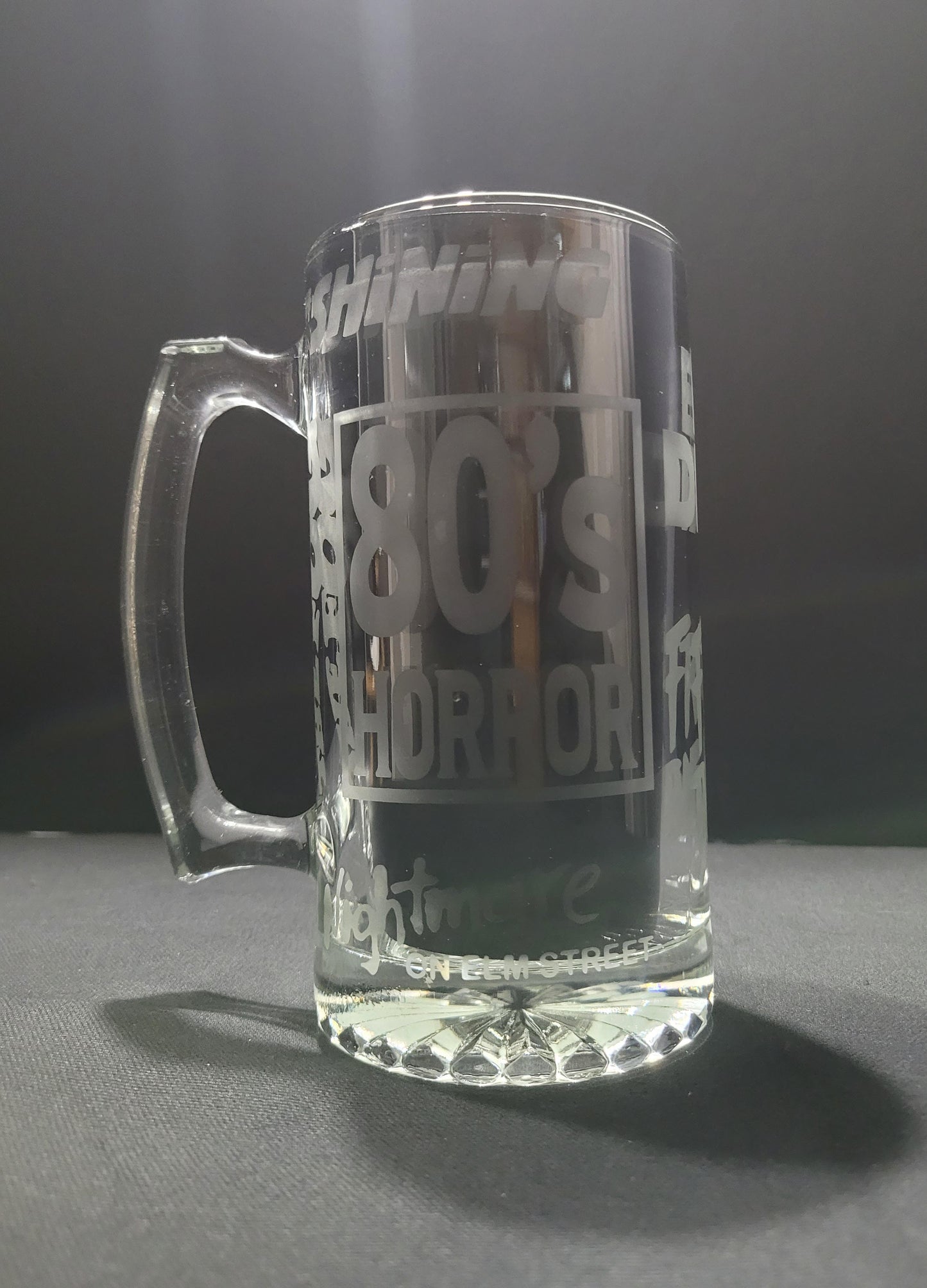 80's Horror T2T Exclusive Glass Etched Mug