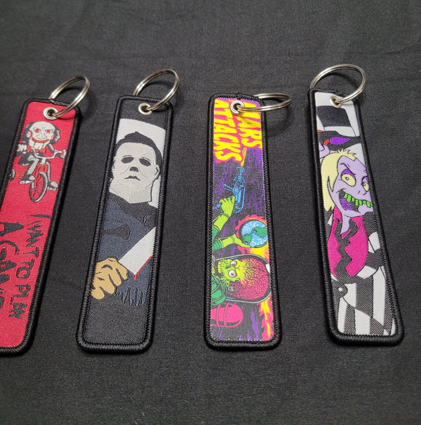 Horror Tag Keychains