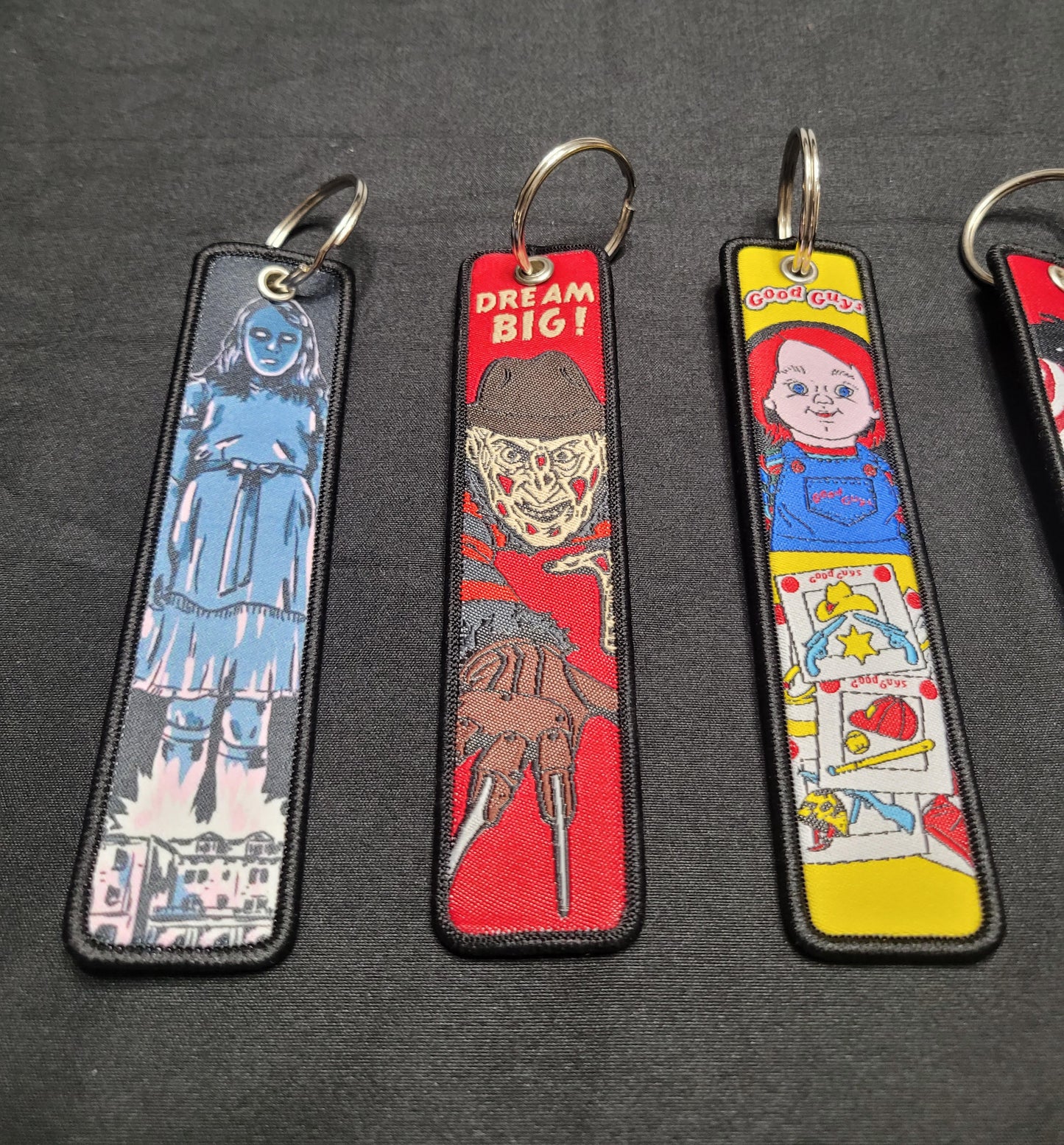 Horror Tag Keychains