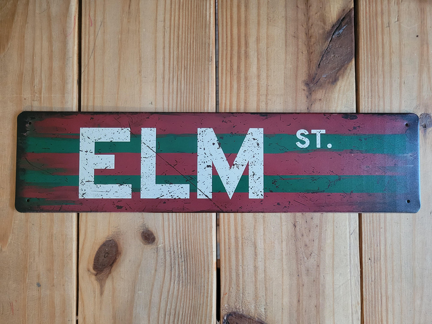 Elm Street Metal Street Signs