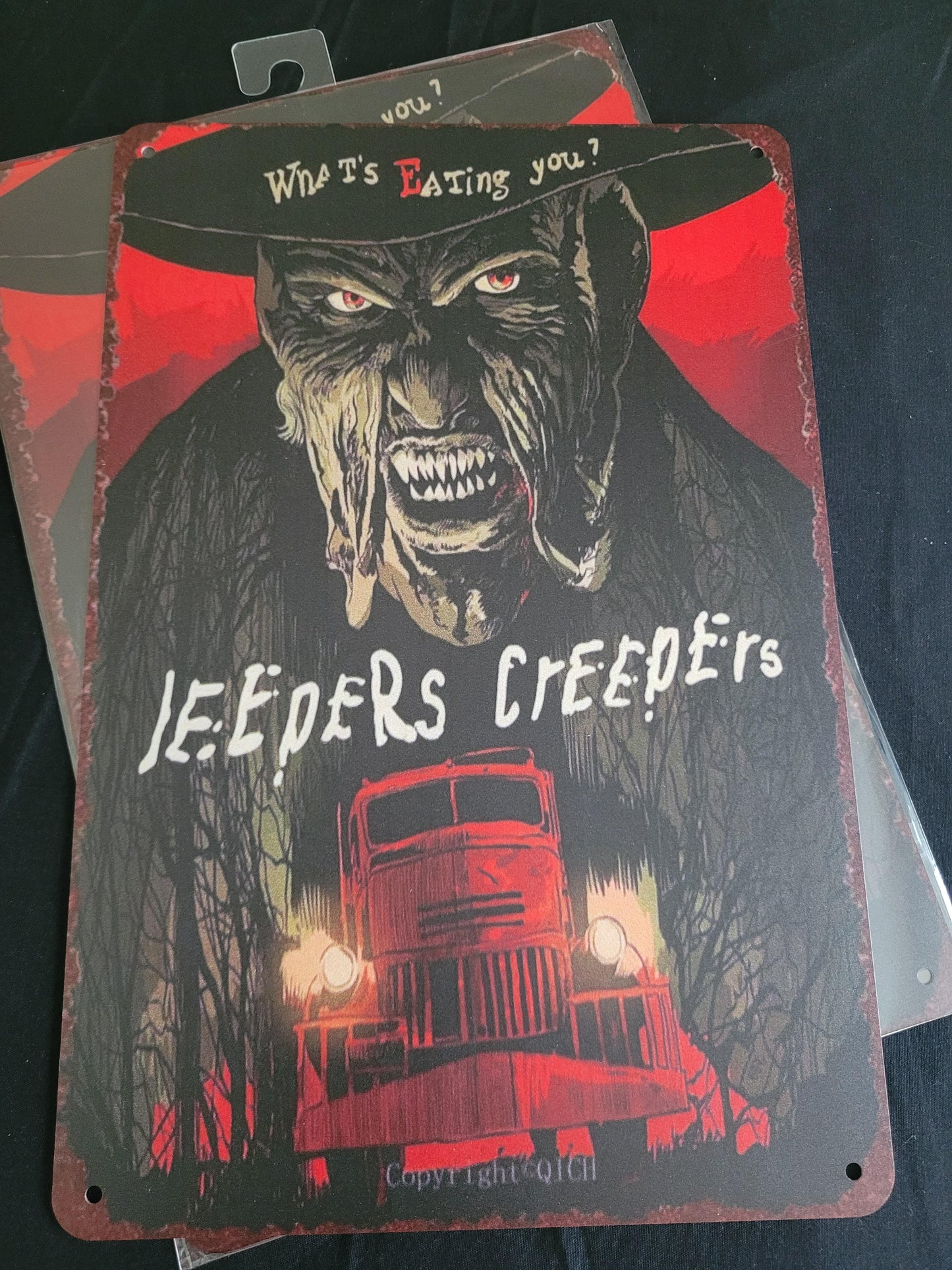 Jeepers Creepers Metal Sign