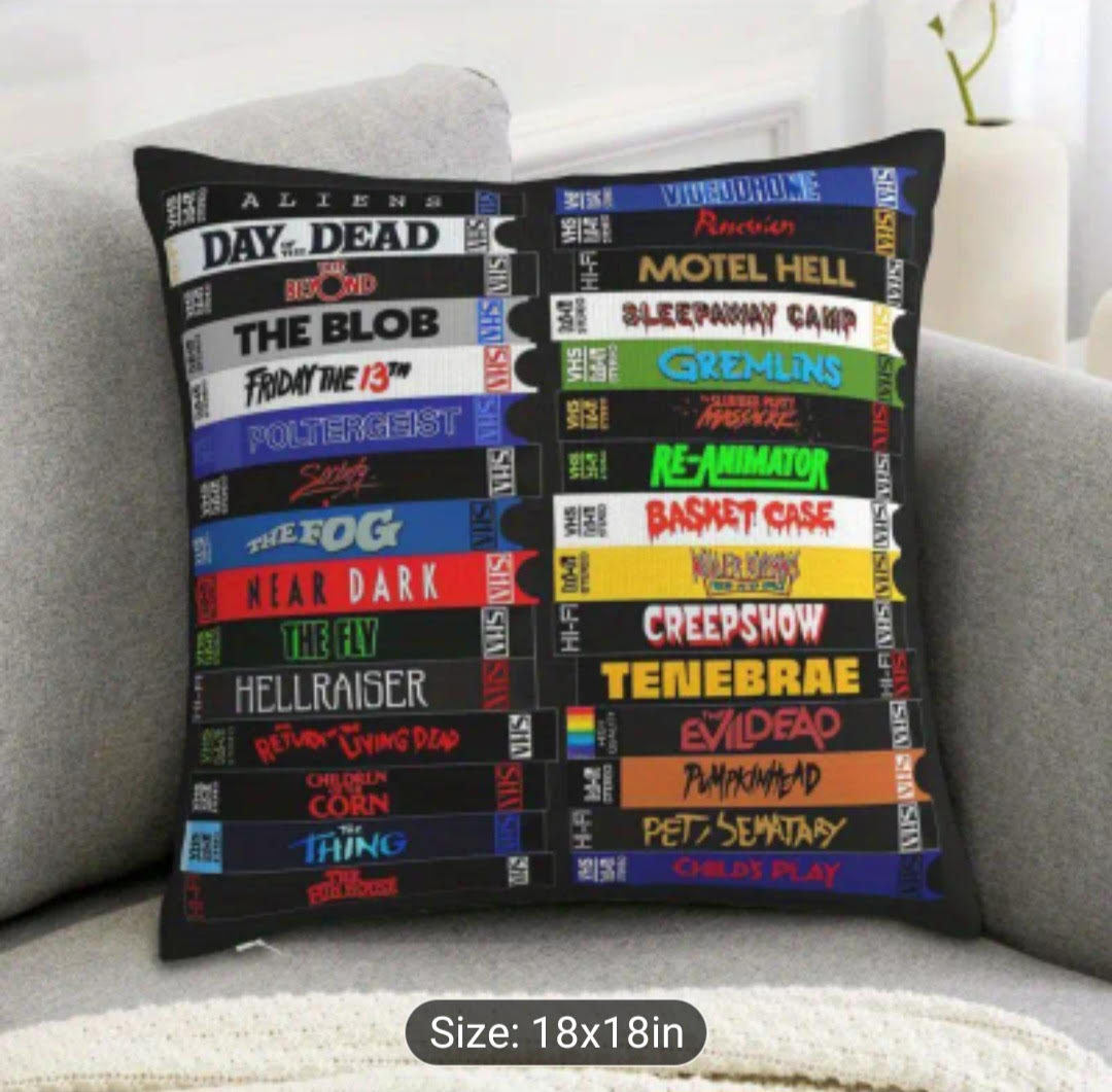 VHS Pillow Cover