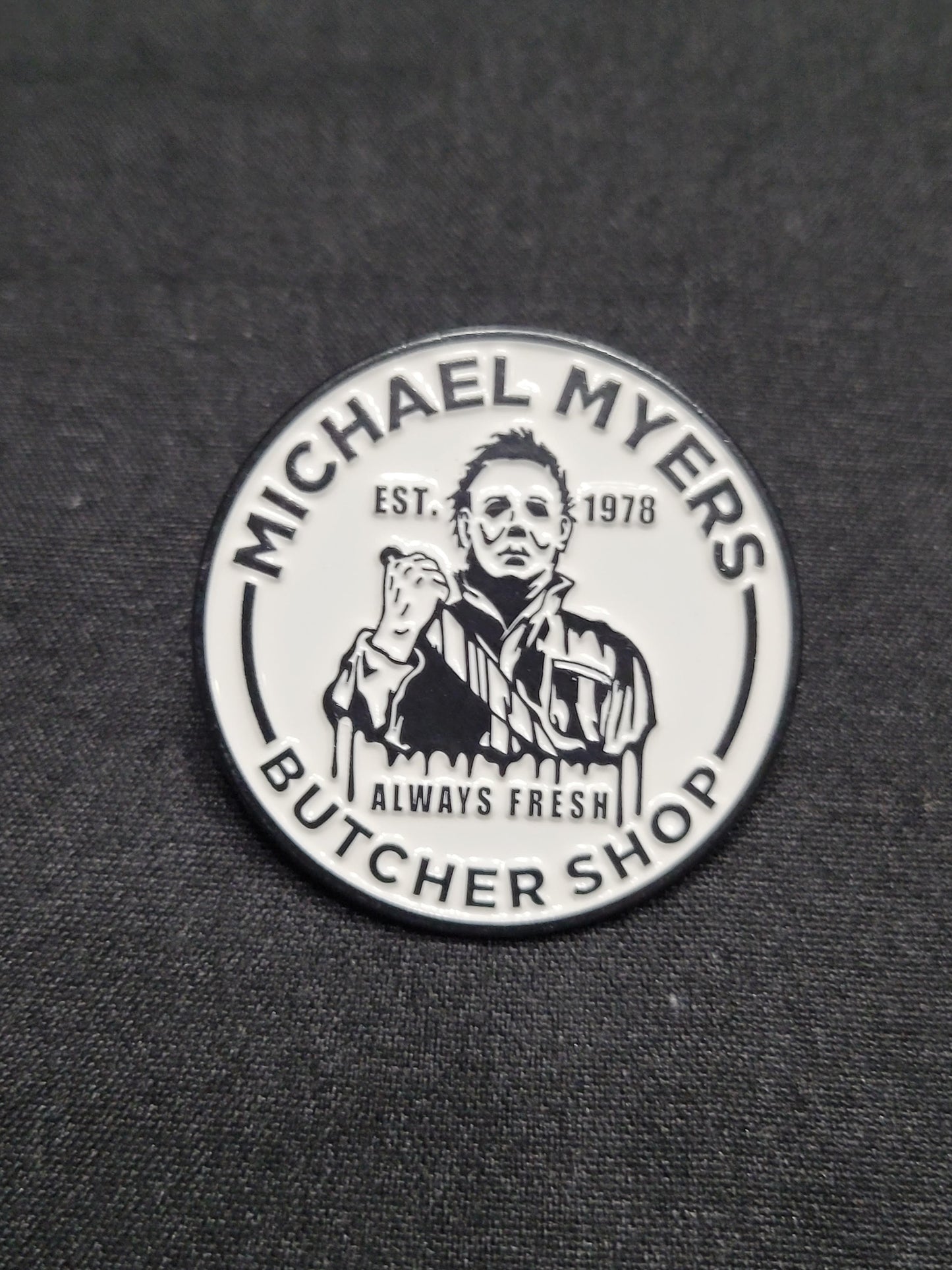 Butcher Shop Enamel Pin