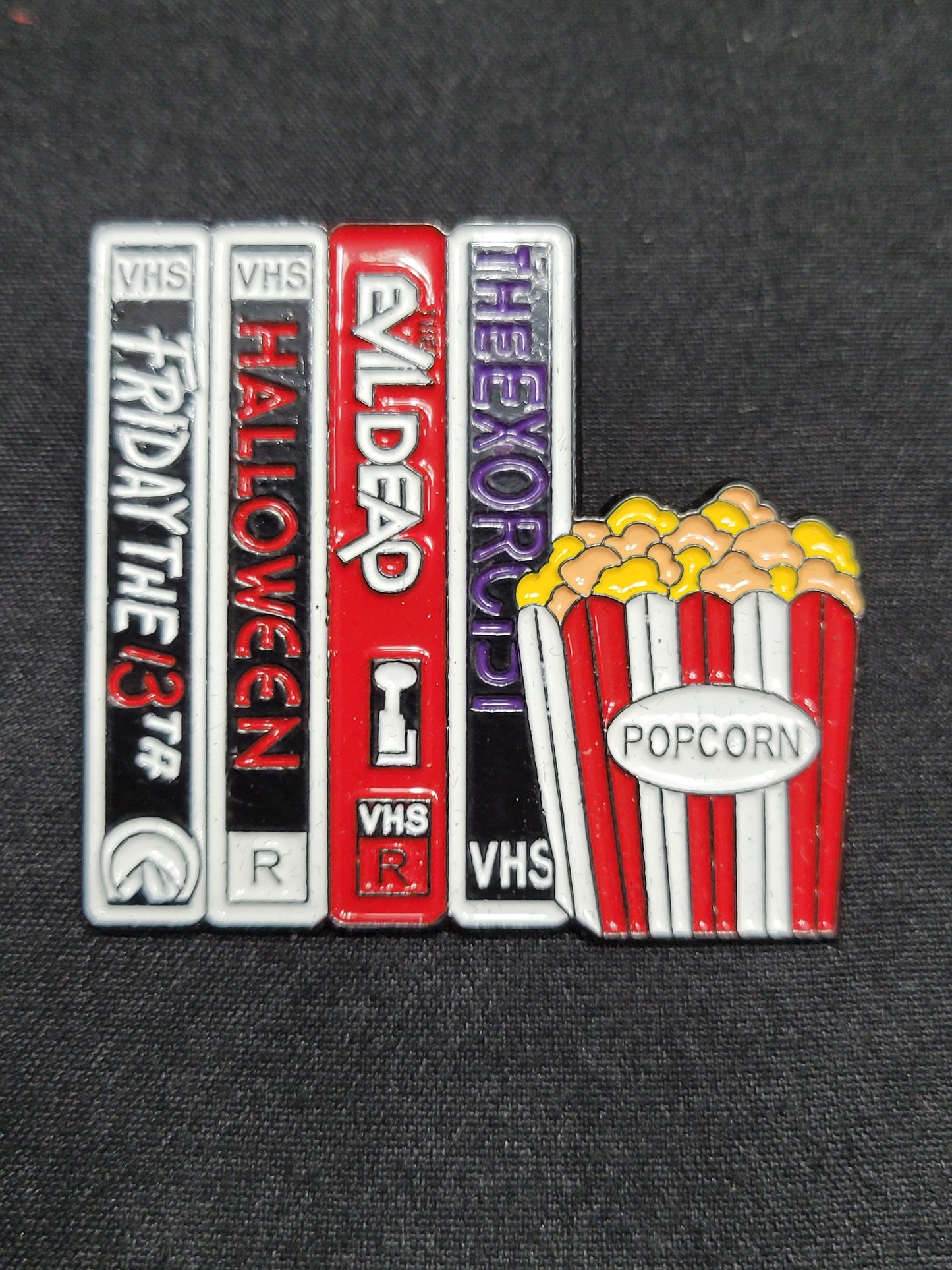 Movie Night Enamel Pin