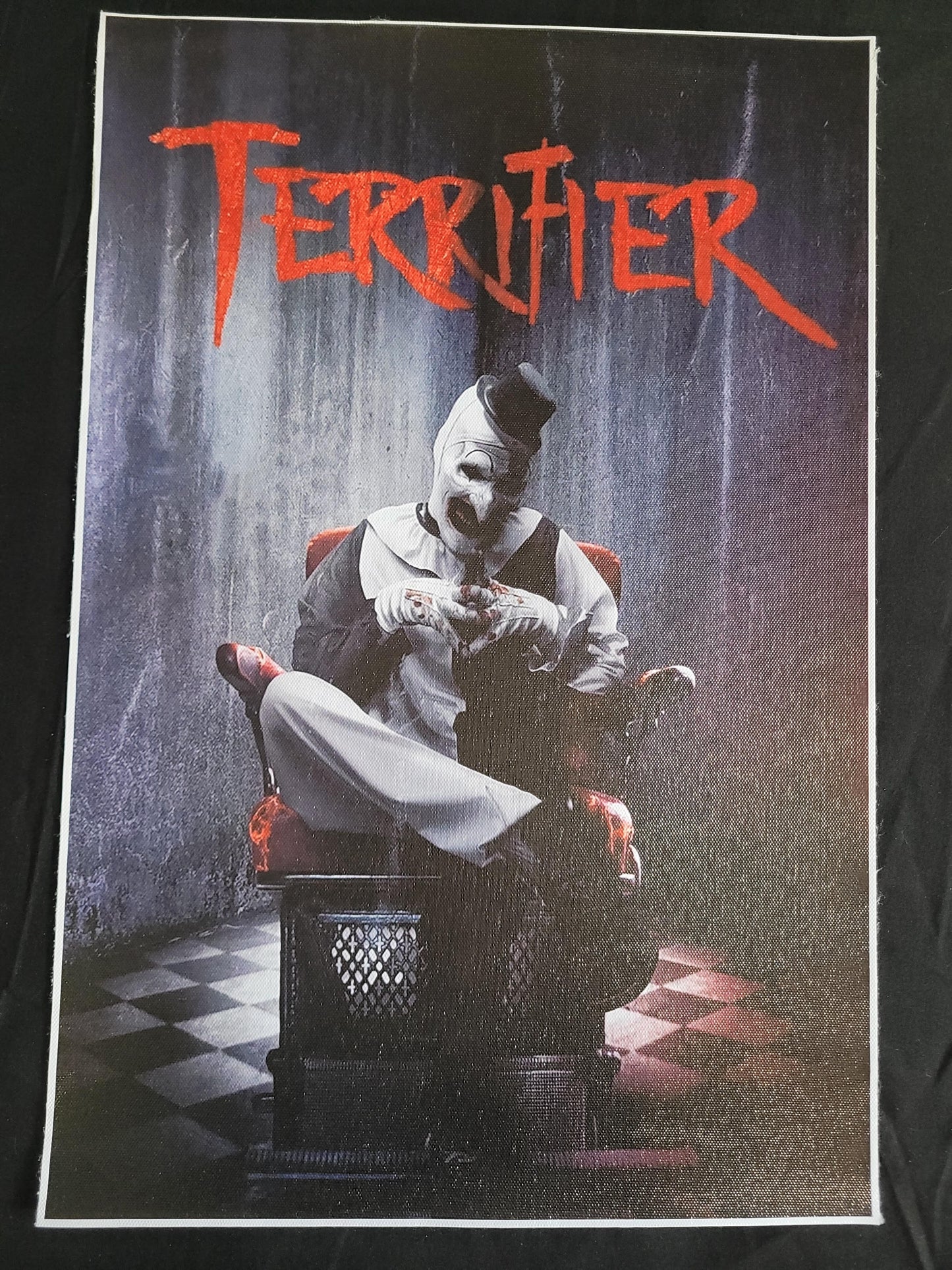 Terrifier Throne Canvas Print