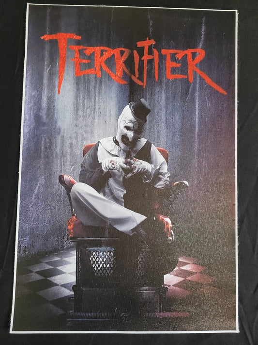 Terrifier Throne Canvas Print