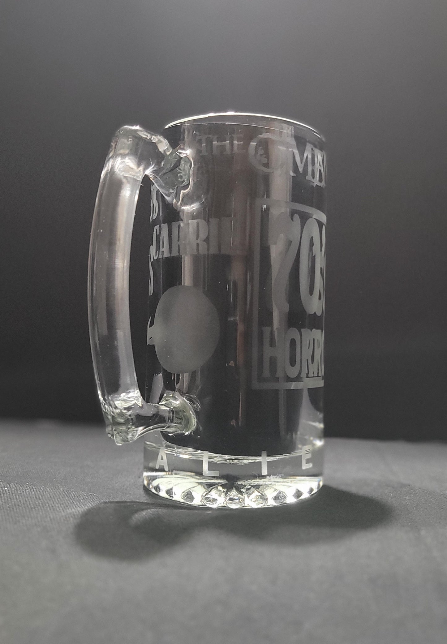 70's Horror T2T Exclusive Glass Etched Mug