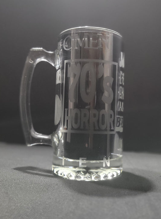 70's Horror T2T Exclusive Glass Etched Mug