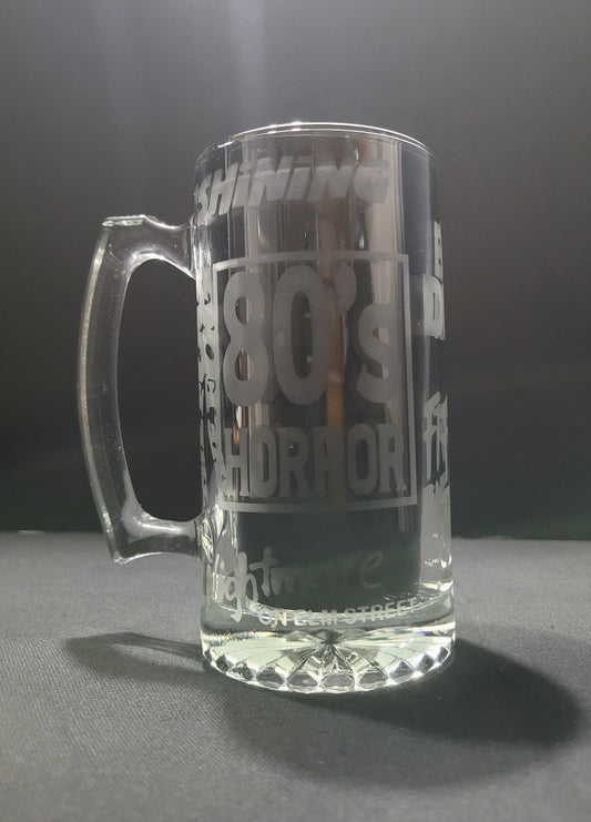 80's Horror T2T Exclusive Glass Etched Mug
