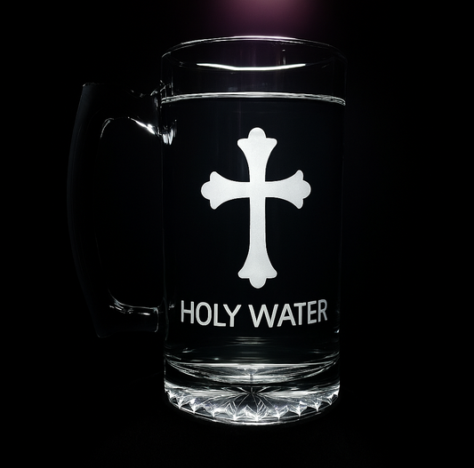 Holy Water T2T Exclusive Glass Etched Mug