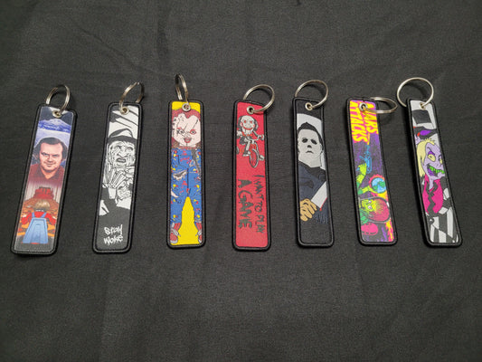Horror Tag Keychains