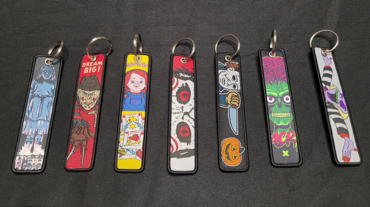Horror Tag Keychains