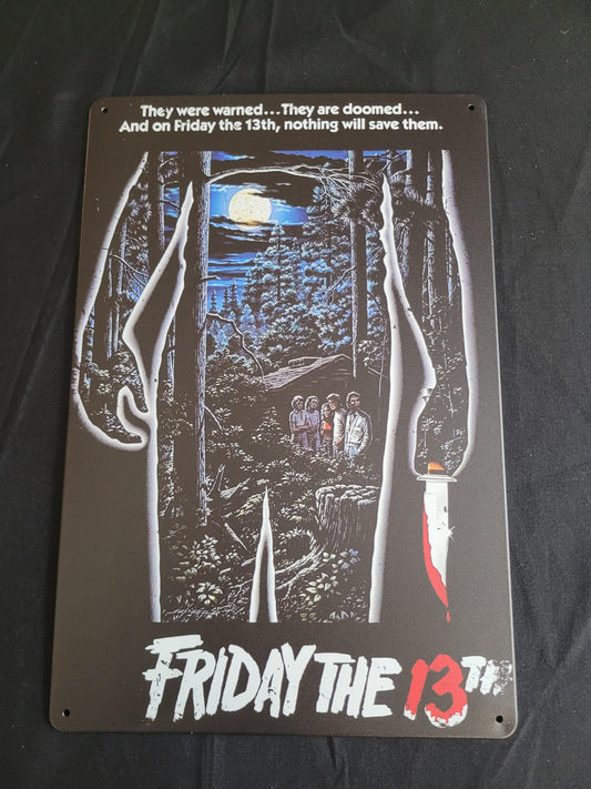 F13 Poster Metal Sign