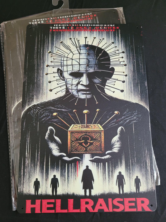 Hellraiser Metal Sign