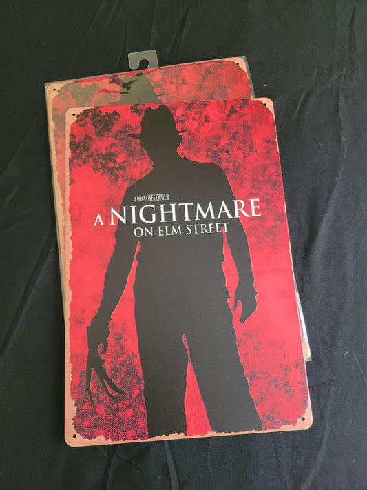 Nightmare on Elm Street Metal Sign