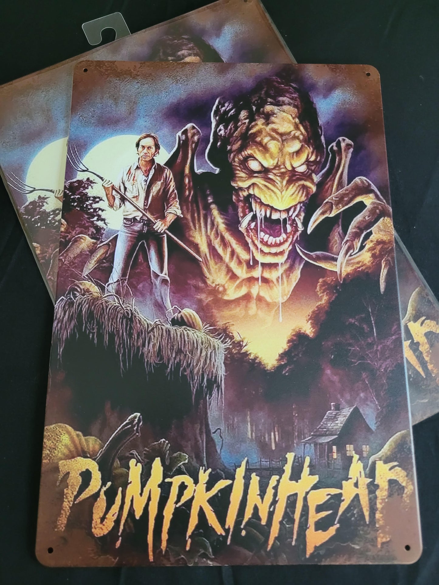 Pumpkinhead Metal Sign