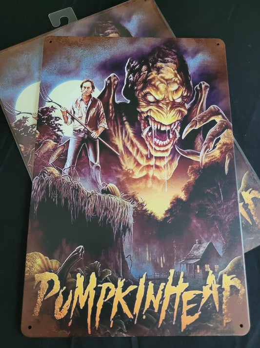 Pumpkinhead Metal Sign