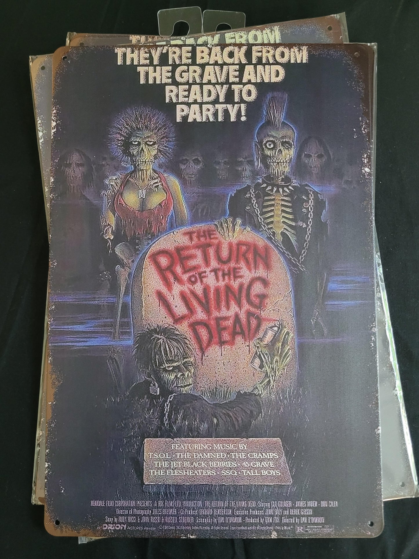 The Return of the Living Dead Metal Sign