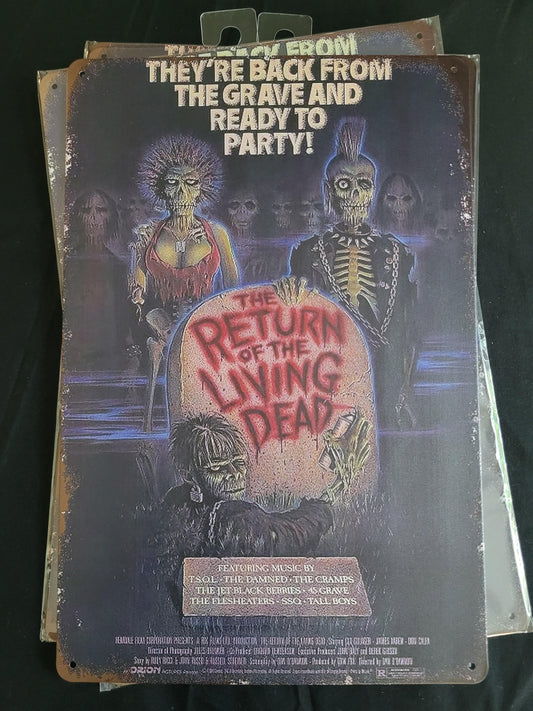 The Return of the Living Dead Metal Sign