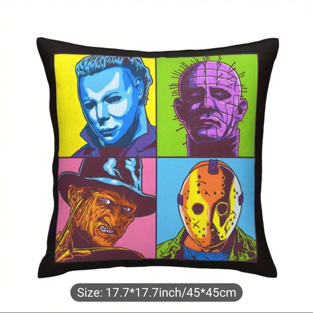 Horror Pop Art Pillow Case