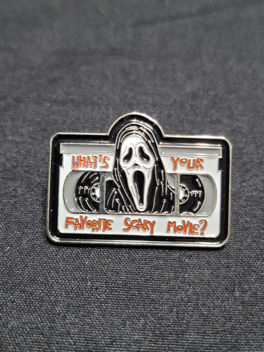 Ghostface Enamel Pin