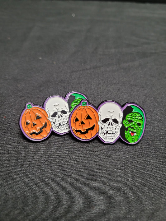 Halloween 3 Masks Enamel Pin