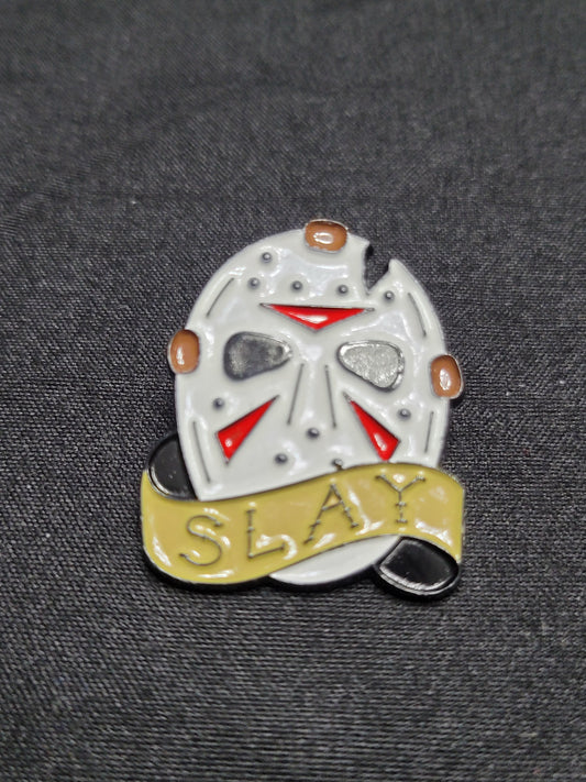 Jason "Slay" Enamel Pin